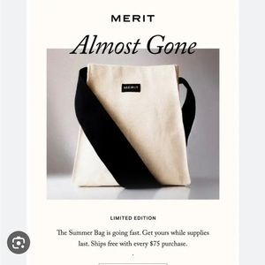 Merit Beauty Limited Edition Summer 2023 Bag